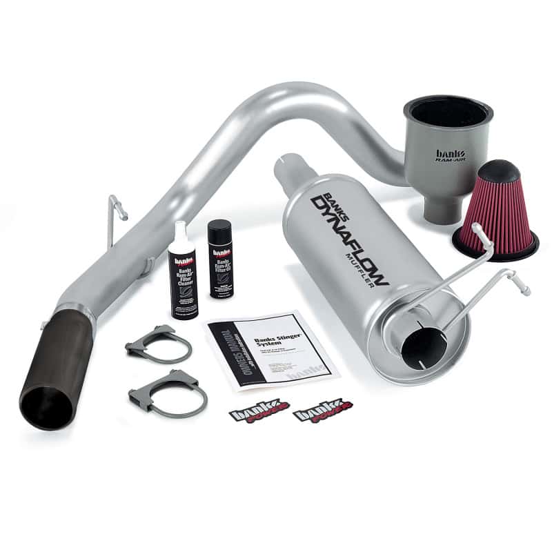 Banks Power — Banks Power 99-04 Ford 6.8L Ext/Crew S/D Stinger System - SS Single Exhaust w/ Black Tip
Power/Efficiency Sys - view 1