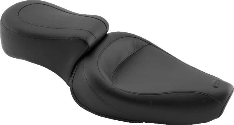 Mustang Motorcycle — Mustang 82-03 Harley Sportster Standard Touring 1PC Seat - Black - view 1