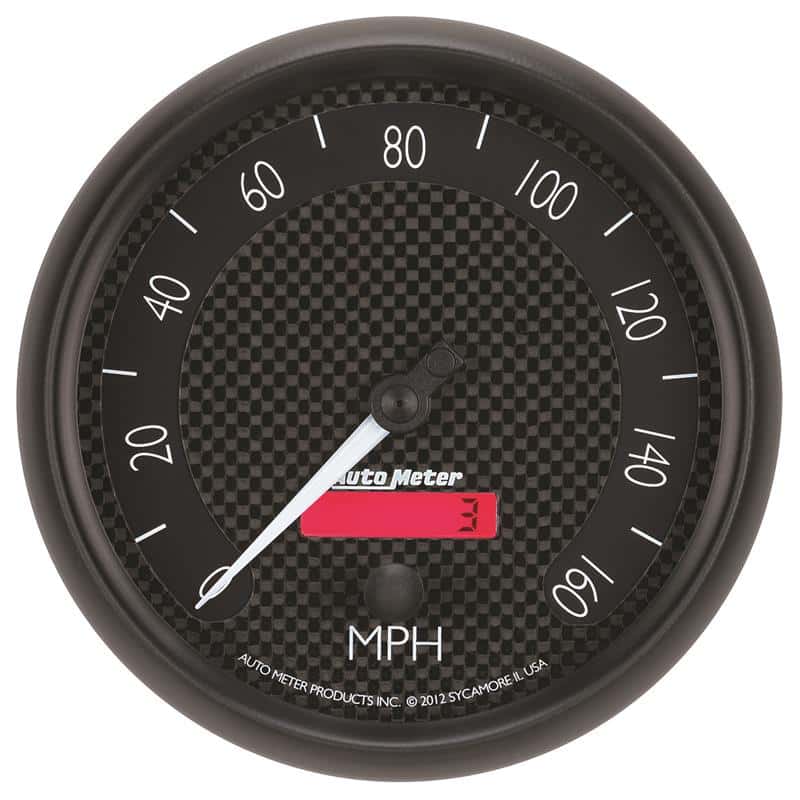 AutoMeter — Autometer GT Series 5in In Dash 0-160 MPH Electronic Programmable Speedometer
5" SPEEDO, 160 MPH, - view 2