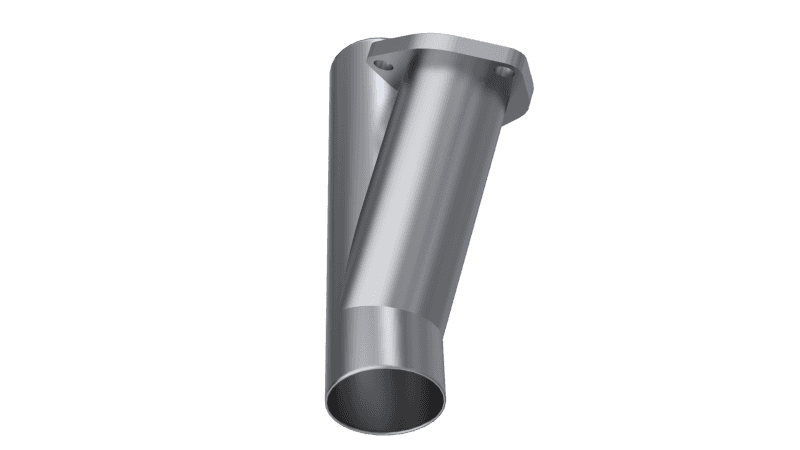 QTP — QTP 2.5in Weld-On QTEC Exhaust Cutout Y-Pipe - view 3