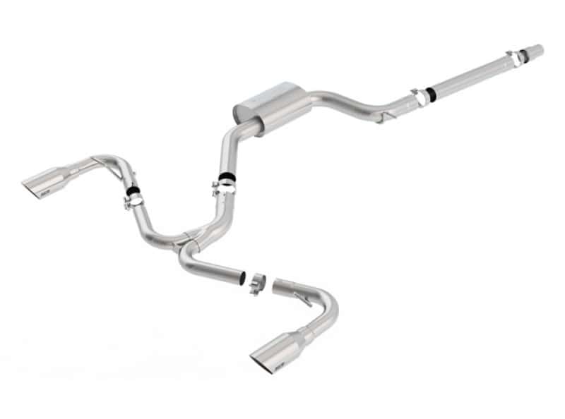 Borla — Borla 2018 Volkswagen GTI (MK7.5) 2.0T AT/MT SS S-Type Catback Exhaust w/Stainless Brushed Tips
Cat-Back™ - view 1