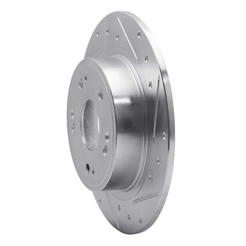R1 Concepts — R1 05-17 Honda Accord Rear Right Drilled & Slotted Silver Brake Rotor
R1 Brake Rotor Drill - view 2