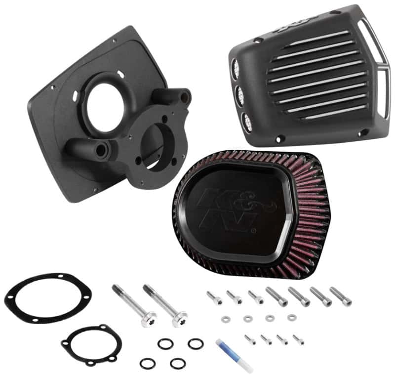 K&N Engineering — K&N Street Metal Intake System for 01-16 Harley-Davidson Softail/Dyna - Shaker Black
Air Intake System - view 5