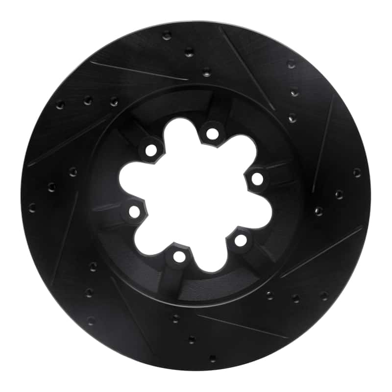 R1 Concepts — R1 09-12 Chevrolet Colorado Front Left Drilled & Slotted Black Brake Rotor
R1 Brake Rotor Drill - view 5