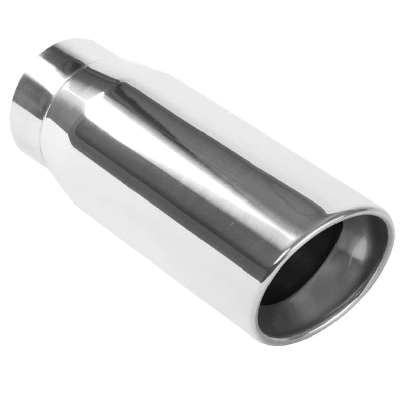 Magnaflow — MagnaFlow Tip Stainless Double Wall Round Single Outlet Polished 5in DIA 4in Inlet 13in Length
Stainless Steel
Exhaust Tip - view 1