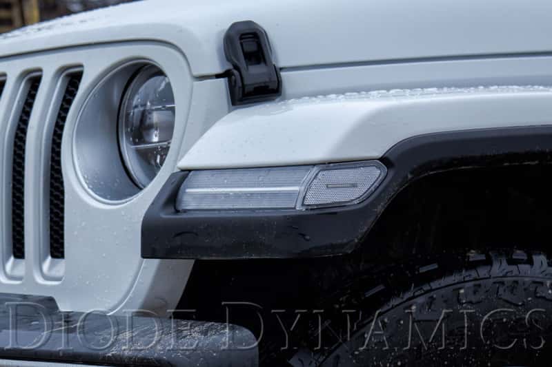 Diode Dynamics — Diode Dynamics 18-21 Jeep JL Wrangler/Gladiator Sidemarkers Smoked (set) - view 2