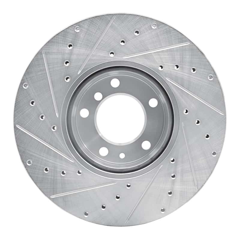 R1 Concepts — R1 91-01 BMW 740I Front Right Drilled & Slotted Silver Brake Rotor
R1 Brake Rotor Drill - view 5