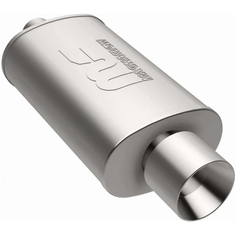 Magnaflow — MagnaFlow Muffler W/Tip Mag SS 14X5X8 2.25/4.
Straight Through - view 3