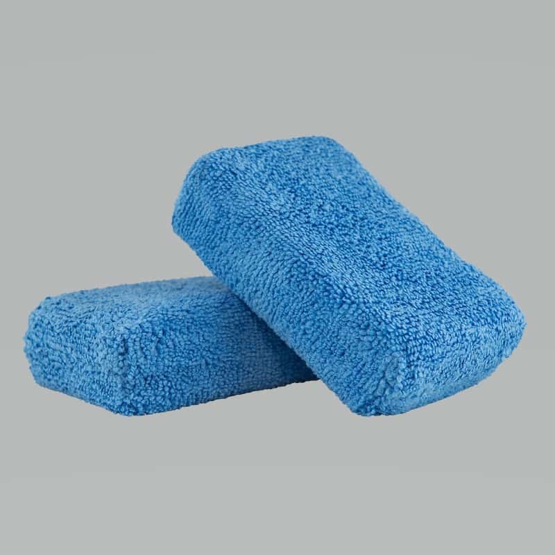Chemical Guys — Chemical Guys Premium Grade Microfiber Applicators - 2in x 4in x 6in - Blue - 2 Pack - view 1