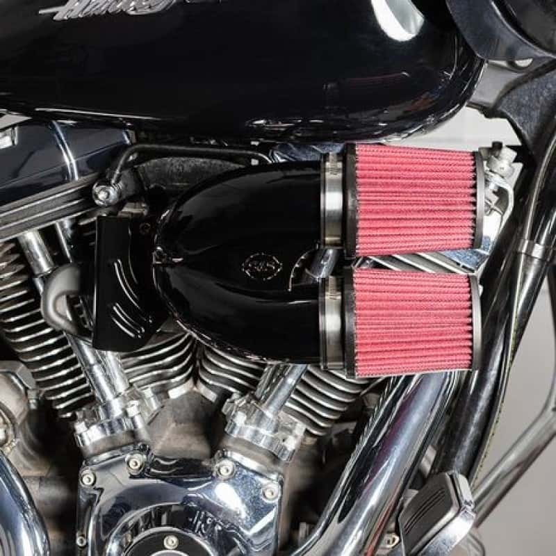 S&S Cycle — S&S Cycle 08-16 Touring Models/16-17 ST Tuned Induction Kit - Gloss Black - view 2