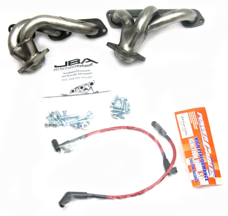 JBA — JBA 07-11 Jeep 3.8L V6 1-1/2in Primary Raw 409SS Cat4Ward Header
Exhaust Header - view 1