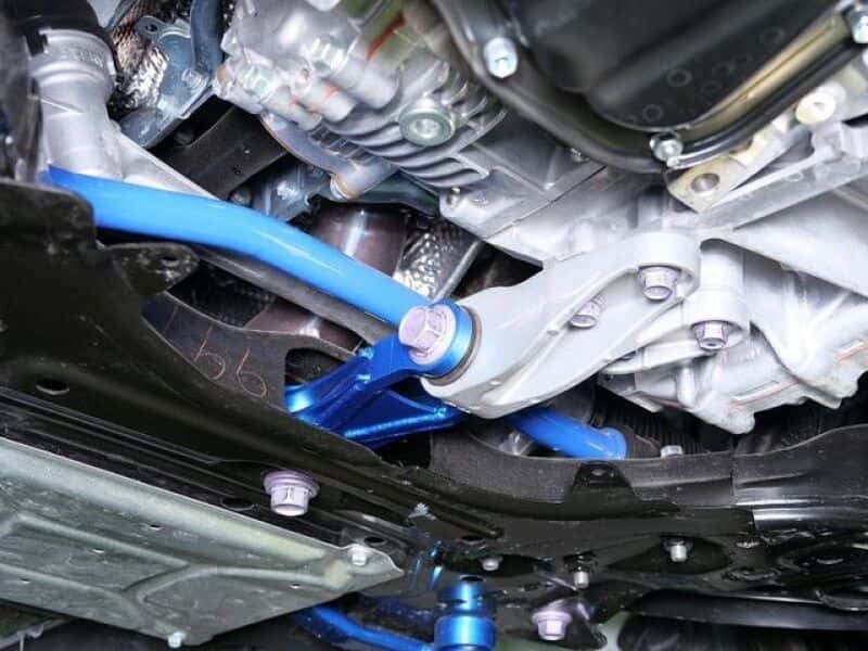 Cusco — Cusco Engine Pitching Stopper w/ HD Rubber Bushing Steel Construction Blue 2023+ Toyota GR Corolla - view 2