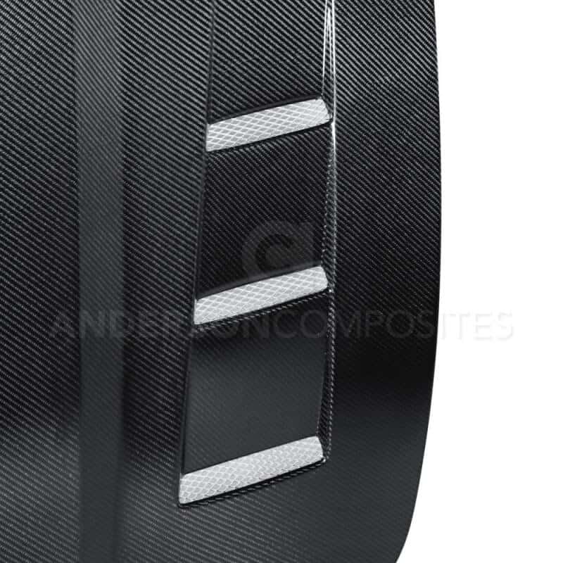 Anderson Composites — Anderson Composites 10-11 Chevy Camaro TS-style Carbon Fiber Hood - view 4