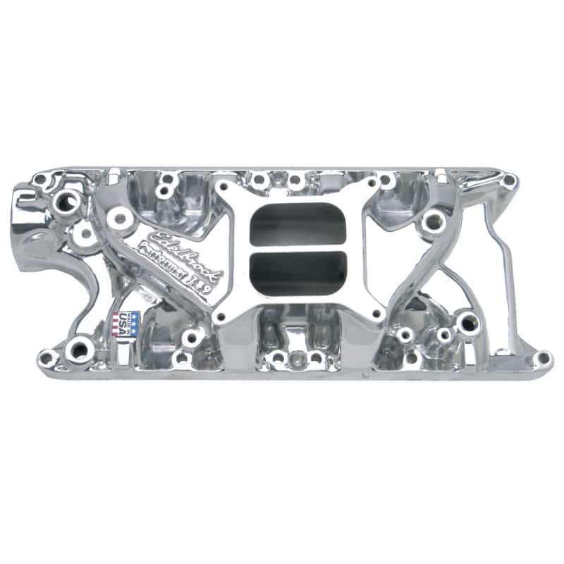 Edelbrock — Edelbrock Perf 289 w/ O EGR Polished Manifold
MANIFOLD - view 3
