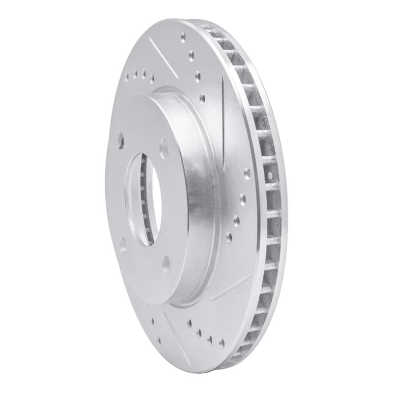 R1 Concepts — R1 07-17 Nissan TIIDA (Mexico) Front Right Drilled & Slotted Silver Brake Rotor
R1 Brake Rotor Drill - view 2