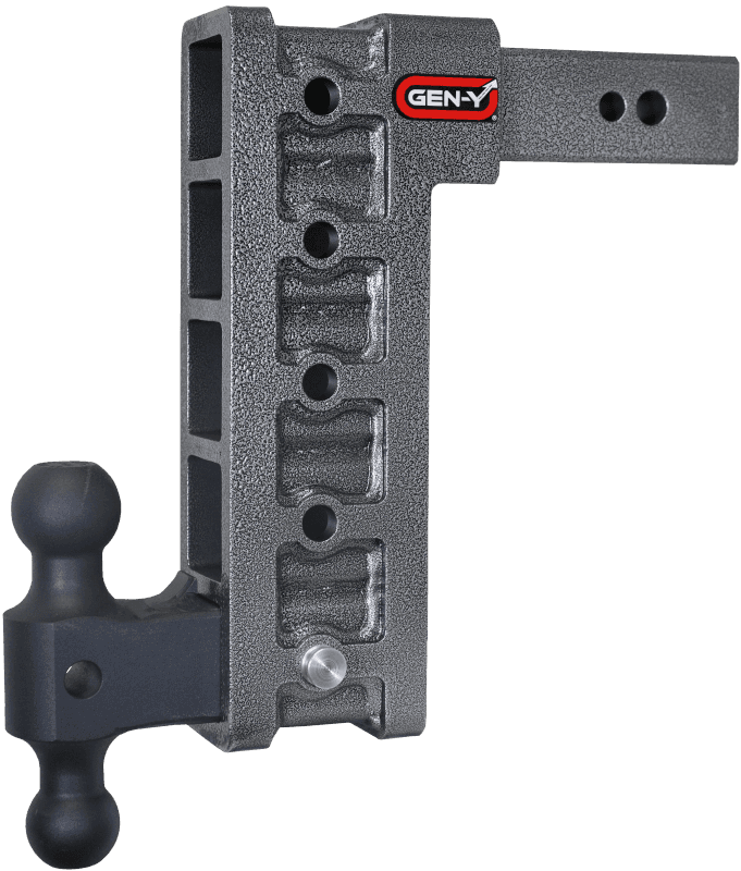 GEN-Y Hitch — Gen-Y Mega Duty 2.5in Shank 12in Drop 3.5K TW 32K Hitch w/GH-0161 Dual-Ball
Drop Hitch - view 2