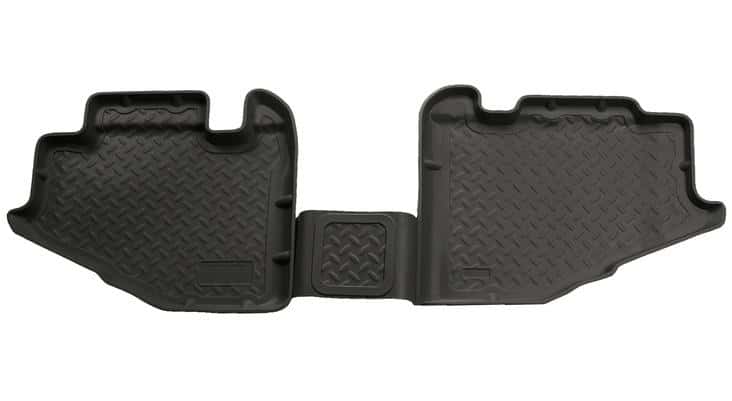 Husky Liners — Husky Liners 97-05 Jeep Wrangler Classic Style 2nd Row Black Floor Liners - view 2