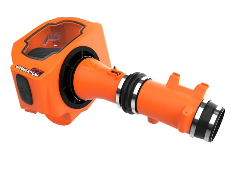 aFe — aFe 2025 RAM 1500 L6-3.0L (tt) Momentum GT Orange Edition Air Intake w/ Blk Pro 5R Filter (MOQ 12)
Momentum GT Intake - view 3