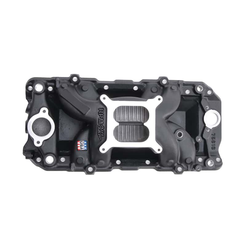 Edelbrock — Edelbrock Intake Manifold Nascar Edition RPM Air-Gap for Big-Block Chevy 396-502 w/ Oval Ports
MANIFOLD - view 3