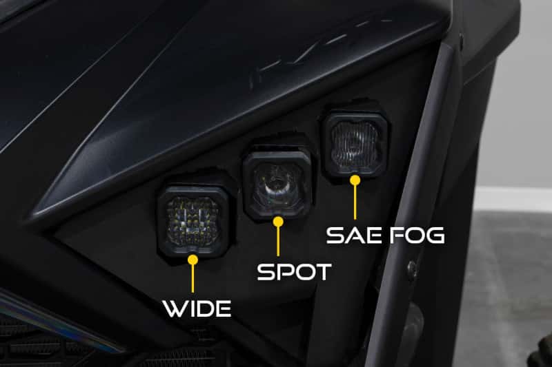 Diode Dynamics — Diode Dynamics 20-Present Polaris RZR C1 Headlamp Kit Sport - White ABL (Pair) - view 3