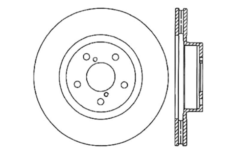 Stoptech — StopTech Drilled Sport Brake Rotor
Cross Drilled Rotor - view 7