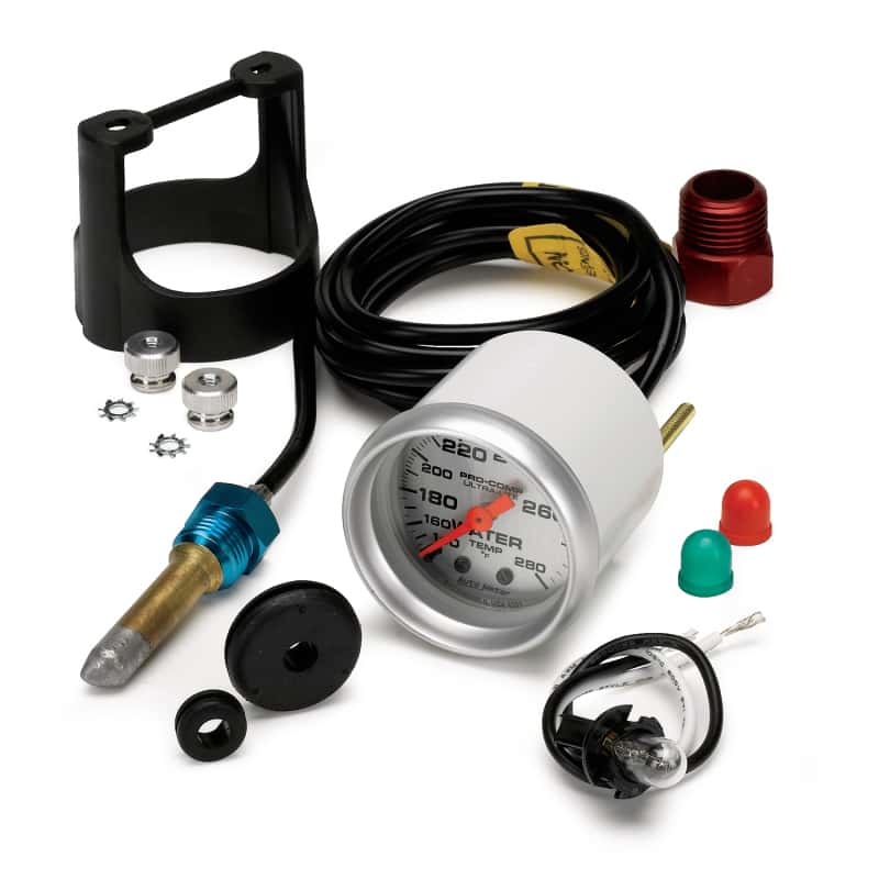 AutoMeter — Autometer Ultra-Lite 52mm 140-280 Deg F Mechanical Water Temp Gauge - White
2" WATER TEMP, 140-2 - view 4