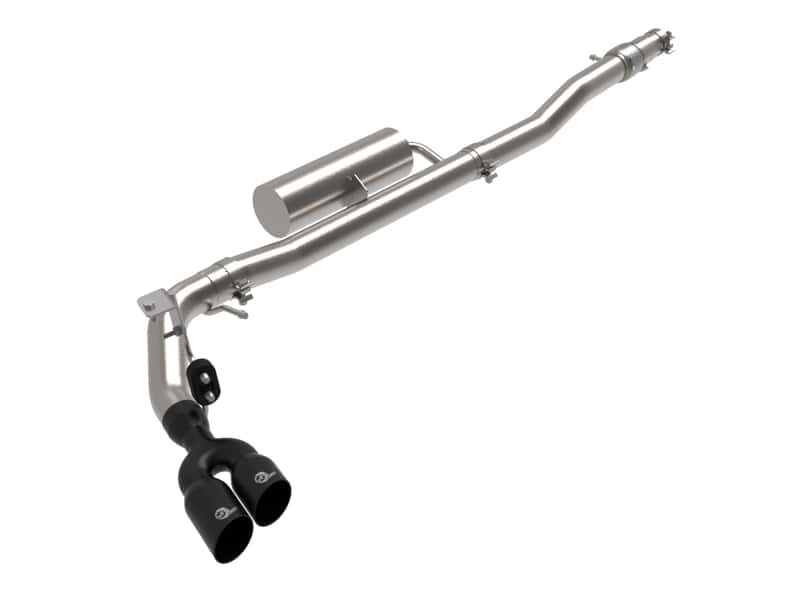 aFe — aFe Rebel Series 3in 304 SS Cat-Back Exhaust Side Exit w/ Black Tips 19-20 Ford Ranger L4-2.3L (t)
Cat-Back Exhaust - view 1