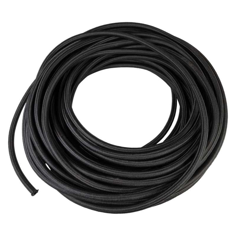 Russell — Russell Performance -4 AN ProClassic II Black Hose (Pre-Packaged 100 Foot Roll)
Hose - view 1
