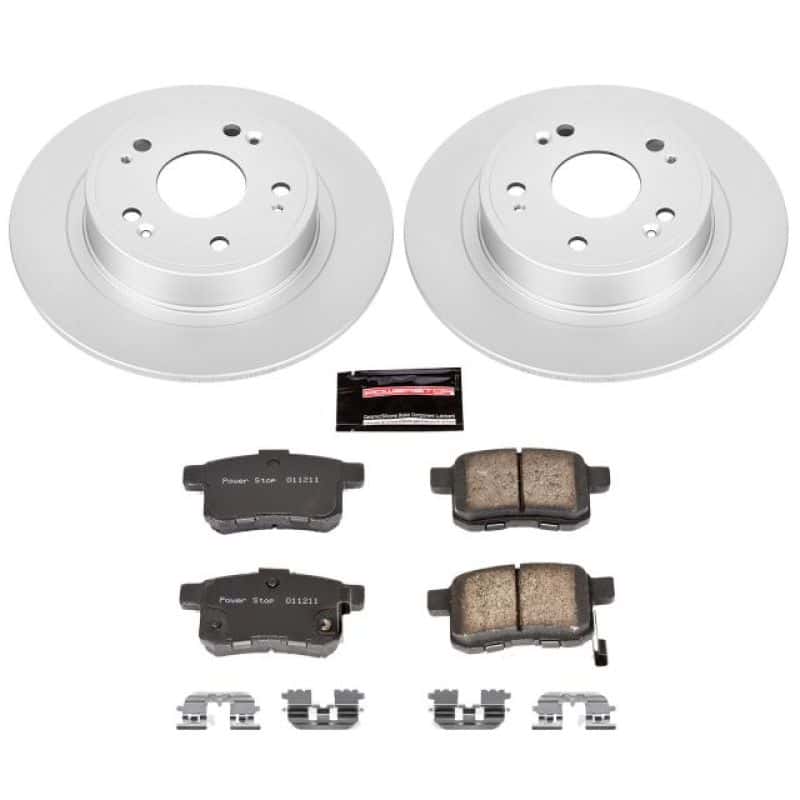 PowerStop — Power Stop 09-10 Acura TSX Rear Z17 Evolution Geomet Coated Brake Kit - view 1