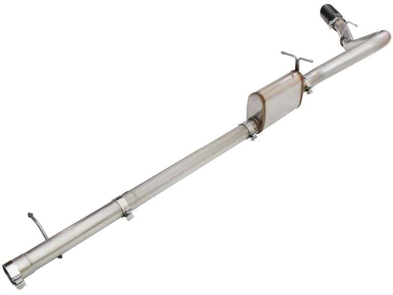 aFe — aFe MACHForce XP Exhaust 3in-3.5in SS Single Side Ext CB w/ Black Tip 99-04 Ford F150 V8 5.4L/6.8L
Cat-Back Exhaust - view 3