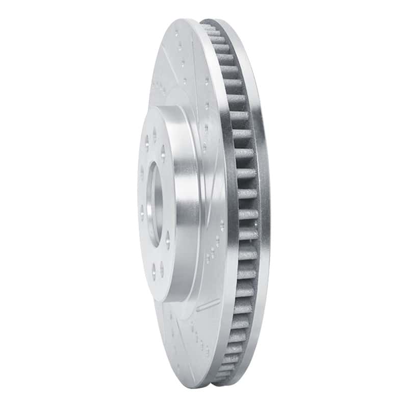 R1 Concepts — R1 03-07 Cadillac CTS Front Right Drilled & Slotted Silver Brake Rotor
R1 Brake Rotor Drill - view 2