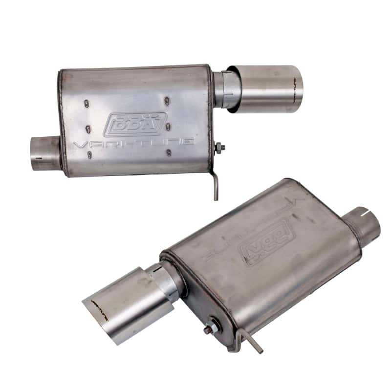 BBK — BBK Vari-Tune Axle Back Exhaust Kit 2 Adjustable Performance Mufflers 2-3/4 Pipe 4 in. Tips
Axle Back Exhaust - view 6