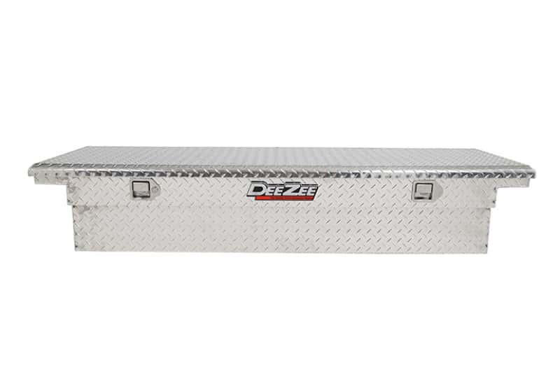Dee Zee — Dee Zee Universal Tool Box - Red Crossover - Single Lid BT Alum
ToolBxTrkBedRTR - view 2