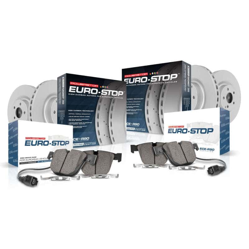 PowerStop — Power Stop 17-18 Volkswagen Golf Front & Rear Euro-Stop Brake Kit - view 2