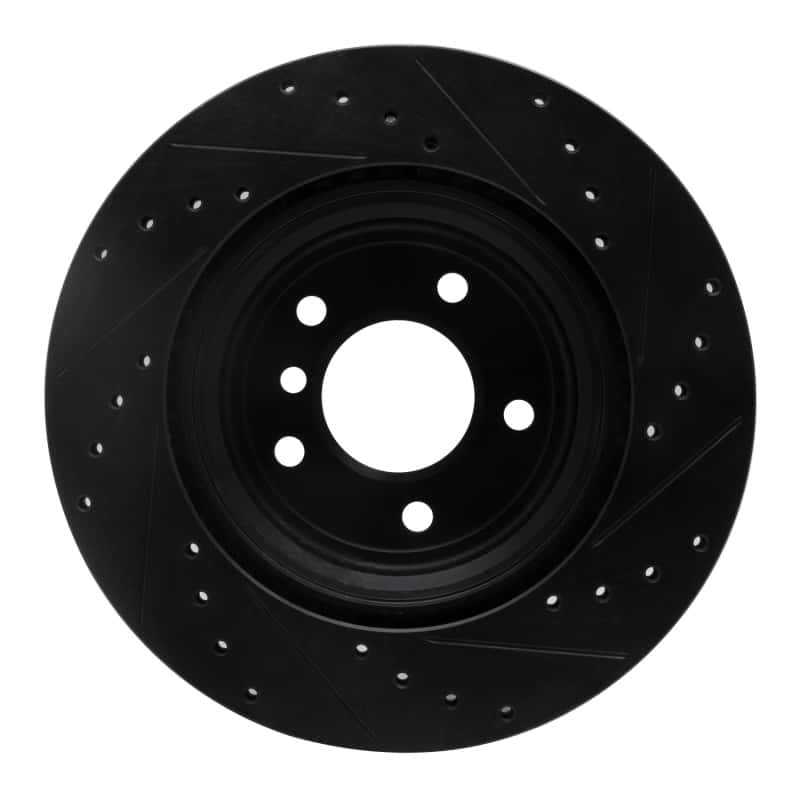 R1 Concepts — R1 08-13 BMW 135I Rear Left Drilled & Slotted Black Brake Rotor
R1 Brake Rotor Drill - view 5