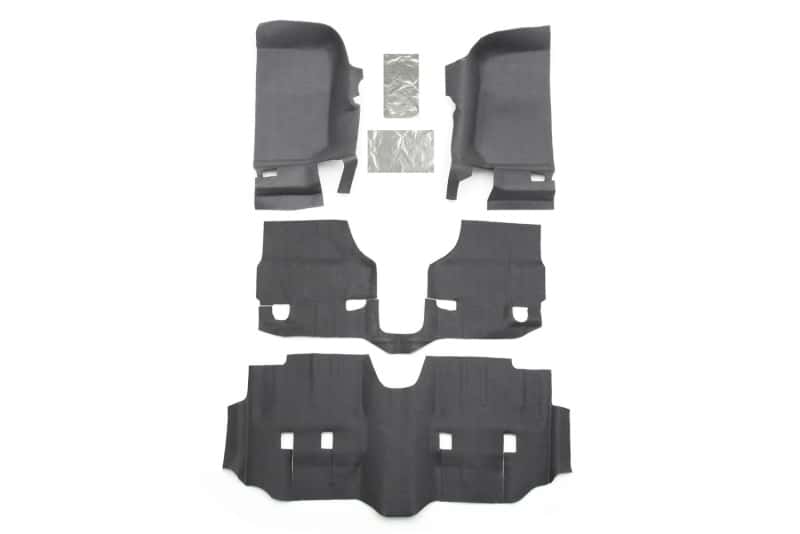BedRug — BedRug 07-16 Jeep JK Unlimited 4Dr Front 4pc BedTred Floor Kit (Incl Heat Shields) - view 1