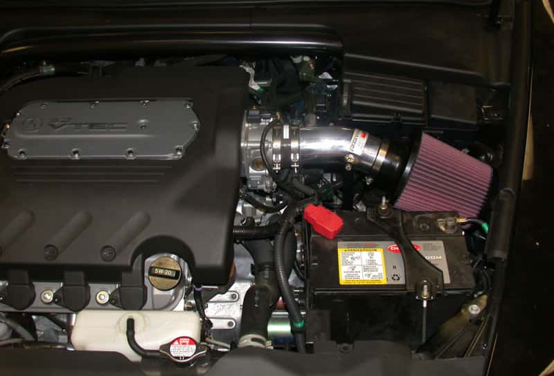K&N Engineering — K&N 04 Acura TL Silver Typhoon Short Ram Intake
Performance Air Inta
Air Intake System - view 3
