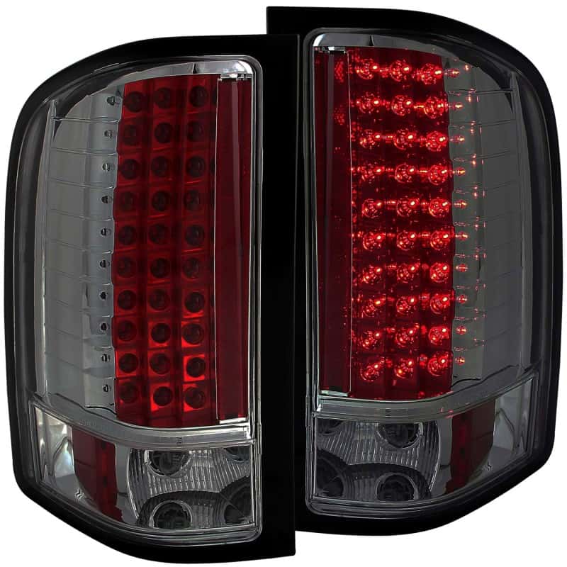 ANZO — ANZO 2007-2013 Chevrolet Silverado 1500 LED Taillights Smoke
TailLightSet - view 1
