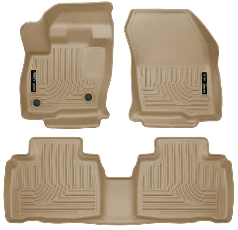 Husky Liners — Husky Liners 2015 Ford Edge WeatherBeater Front & 2nd Row Combo Tan Floor Liners
Floor Liners - view 1