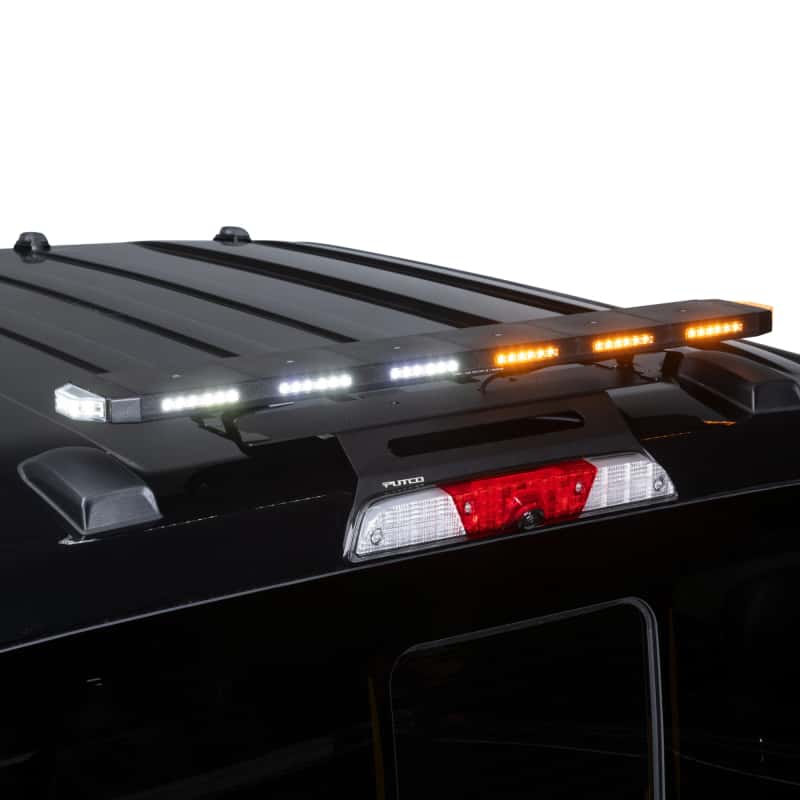 Putco — Putco 36In Universal 36In Tri Color Hornet Light (Amber/Blue/White) - LED Stealth Rooftop Strobe Bar - view 4