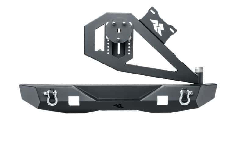 Rugged Ridge — Rugged Ridge 07-18 Jeep Wrangler (JK/JKU) XOR Rear Bumper w/Swing Out Tire Carrier - Tex. Blk
OFFROAD_BUMPERS
Bumper - view 6