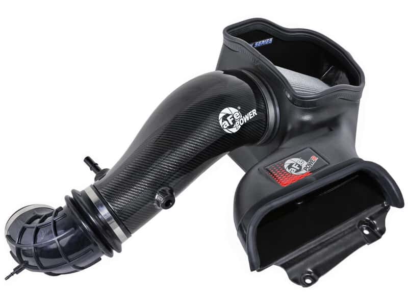 aFe — aFe 23-24 Ford F150 Raptor R V8 5.2L Supercharged Track Series Air Intake w/ PDS Filter
Track Series Intake  - view 3