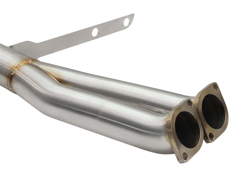 aFe — aFe MACHForce XP SS-304 Polish Tip 3.0in-2.5in Dia Cat Back Exhaust 11-13 BMW 335i (E90/E92) 3.0L
Cat-Back Exhaust - view 4
