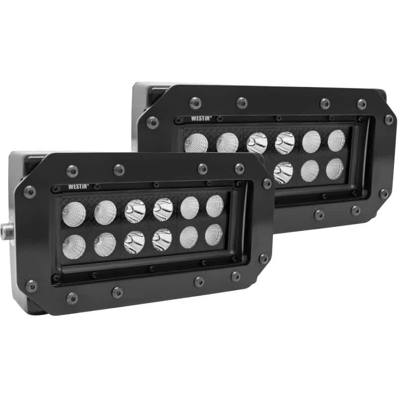 Westin — Westin HDX Flush Mount B-FORCE LED Light Kit (Set of 2) w/wiring harness - Black
LED Light Bar - view 1