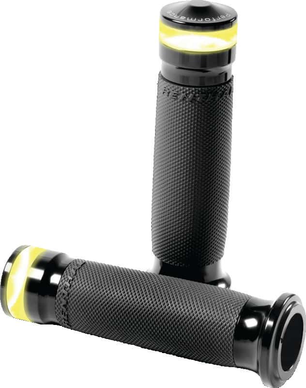 Performance Machine — Performance Machine Contour Led Handle Grip Set - Black Ano - view 3