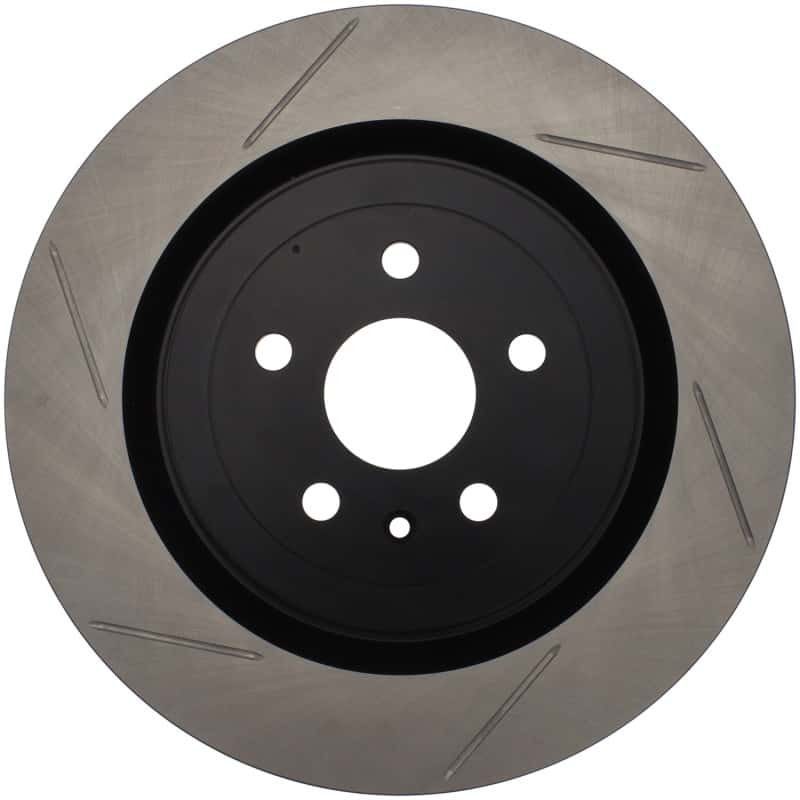 Stoptech — StopTech Power Slot 10 Camaro SS 8cyl Rear Right Slotted Rotor
Sport Slotted Rotor - view 1