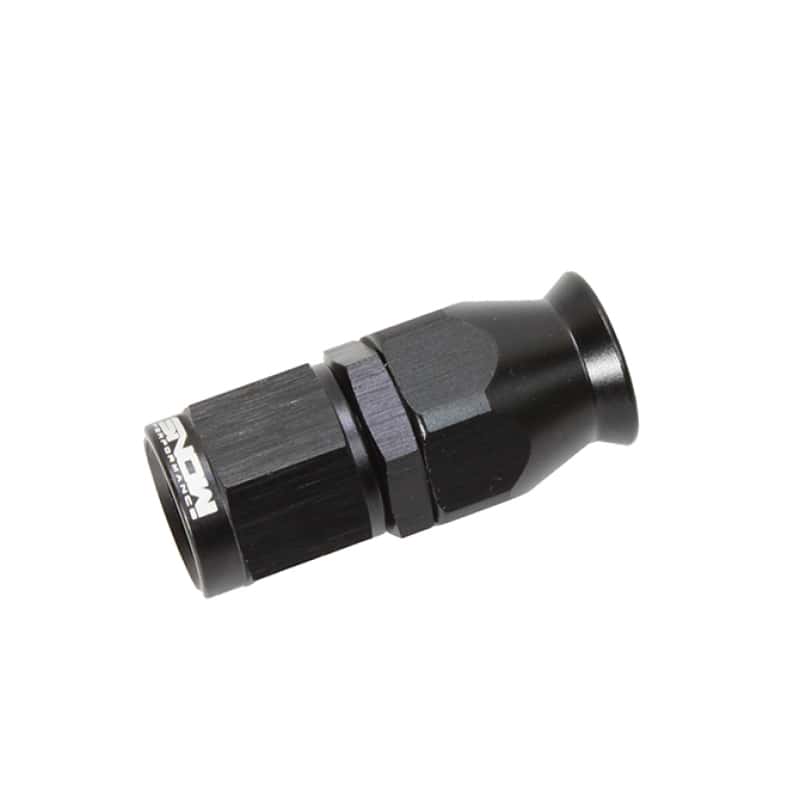 Snow Performance — Snow -6AN Straight PTFE Hose End (Black)
PTFE Hose End - view 1