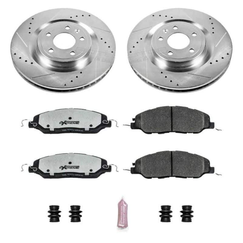 PowerStop — Power Stop 11-14 Ford Mustang Front Z26 Street Warrior Brake Kit - view 1