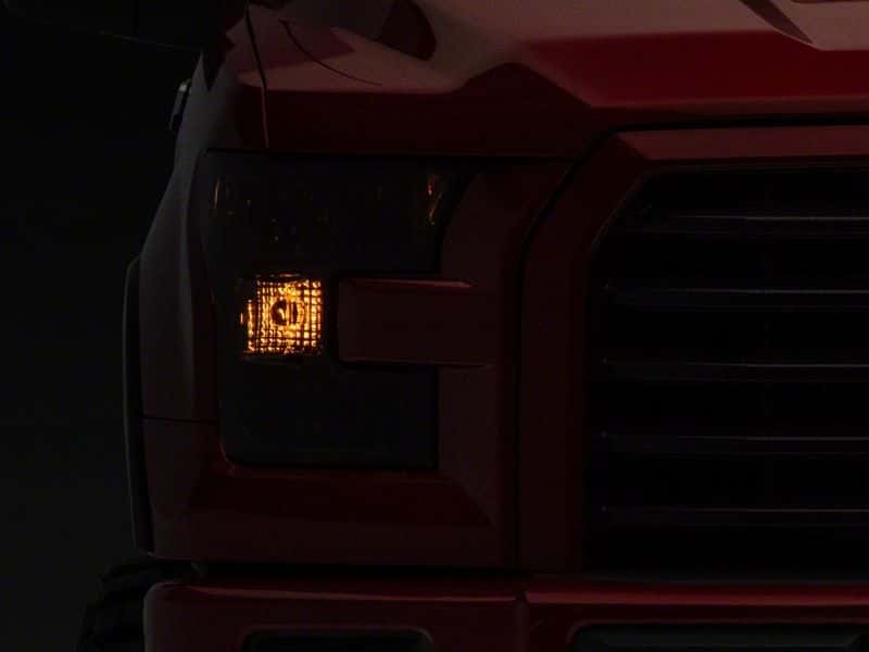 Raxiom — Raxiom 15-17 Ford F-150 Axial OEM Style Rep Headlights- Chrome Housing- Smoked Lens
Headlights - view 6