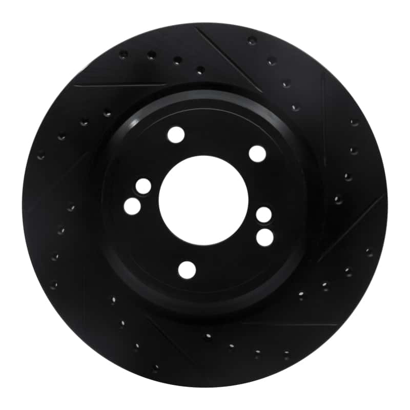 R1 Concepts — R1 00-06 BMW M3 Rear Right Drilled & Slotted Black Brake Rotor
R1 Brake Rotor Drill - view 1